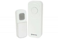 Mercury Wireless WProof Doorbell with Portable Chime 350.295UK