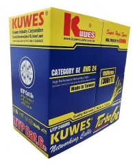 Kuwes CAT6 UTP Pure Copper Outdoor 100m Black